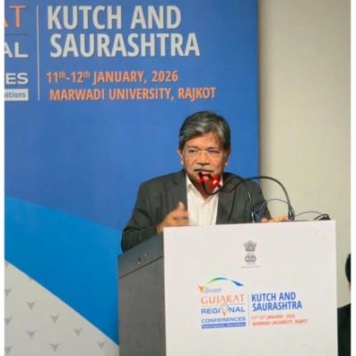 Business News | DPA Kandla Chairman Highlights Sustainability, Shipbuilding Potential at Vibrant Gujarat Conference | LatestLY