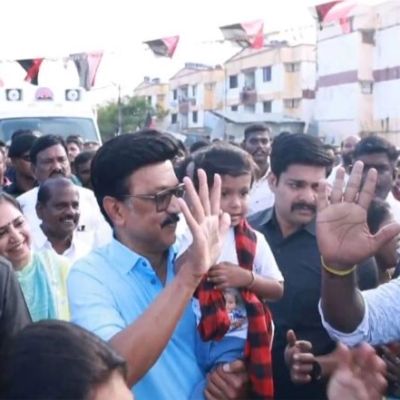 India News | MK Stalin Campaigns for DMK Candidate Ma Subramanian in Saidapet Ahead of Tamil Nadu Polling