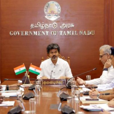 India News | Tamil Nadu CM Vijay Holds High-level Review Meeting, Orders Swift Rescue for Tamils Stranded Amid Nepal Floods