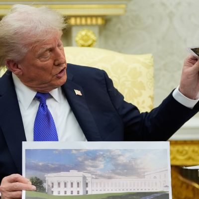 Trump fires design review panel overseeing planned ballroom, arch