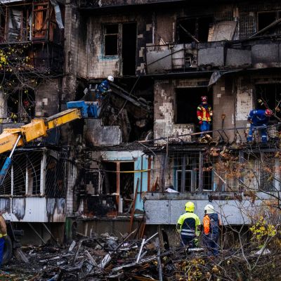 Russian overnight attack on Ukraine’s Kyiv kills at least 3, wounds dozens