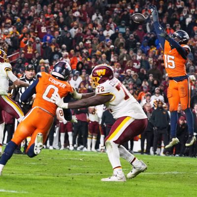Nik Bonitto bats away 2-point try in OT and Broncos escape with 27-26 win over Commanders – Sentinel Colorado