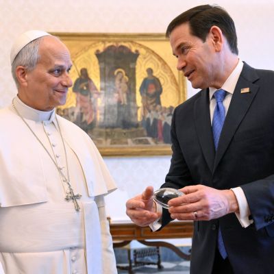 Marco Rubio meets with Pope Leo following weeks of tension over war in Iran - Muvi TV