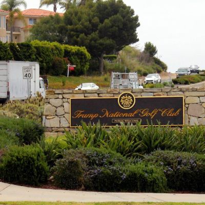 Man with ammo and a gun arrested at Trump golf course near LA ahead of US president’s visit