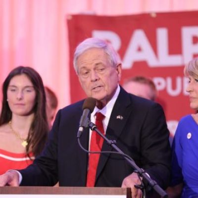 Norman supporters boo Trump during concession speech