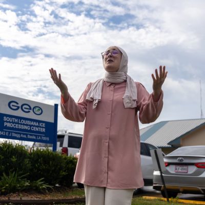 Rümeysa Öztürk lands at Logan after release from immigration detention in Louisiana – The Boston Globe