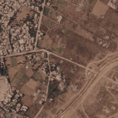 Israel is building a giant earthen barrier inside Gaza, further entrenching its division