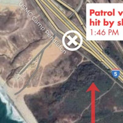 Artillery shell detonates over California highway, striking patrol car – UPI.com