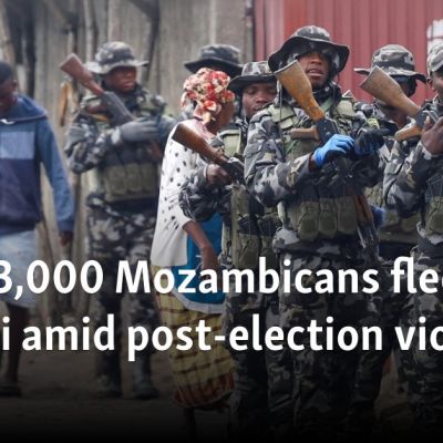 Over 13,000 Mozambicans flee to Malawi amid post-election violence