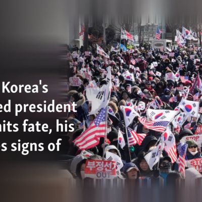 As South Korea’s impeached president Yoon awaits fate, his party sees signs of revival