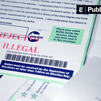 Error and Fraud at Issue as Absentee Voting Rises (Published 2012)