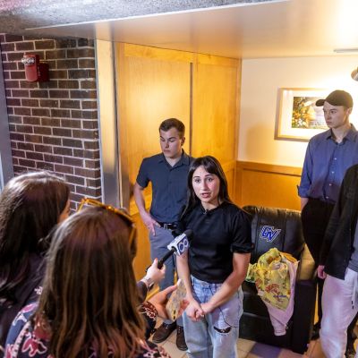 Former 'trans kid' turned conservative activist visits Grand Valley amid student protests