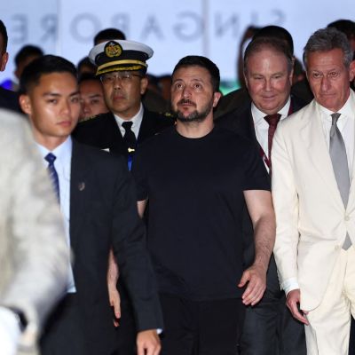 Zelenskiy arrives in Singapore for Shangri-La Dialogue