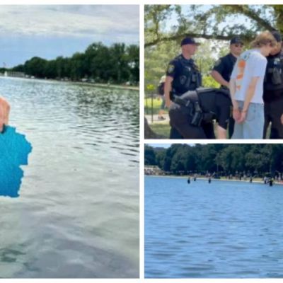 SICK Leftists (Democrats) Arrested For Ripping Up, Vandalizing Lincoln Memorial Reflecting Pool