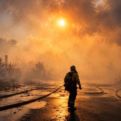 Evacuation Orders Issued as Wildfire Burns Homes in Southern California