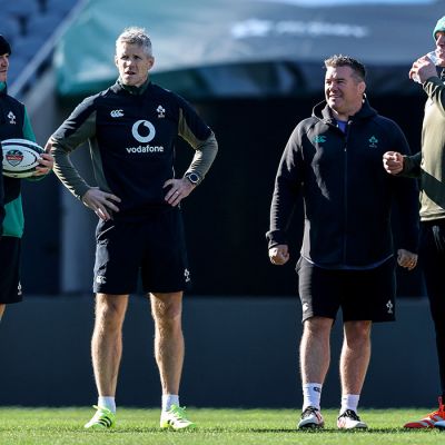Andy Farrell refuses to rule out making changes to Ireland coaching team