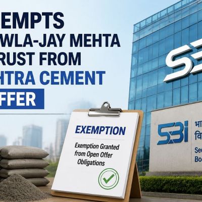 Sebi Exempts Mehta Family Trust From Saurashtra Cement Open Offer