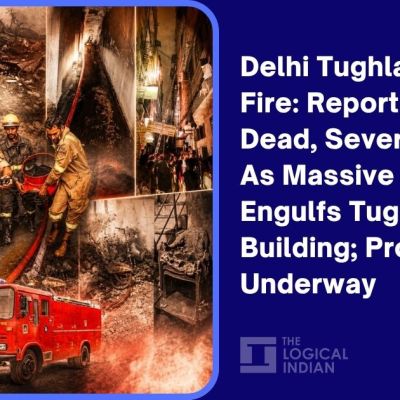 Delhi Tughlakabad Fire: Reportedly 3 Dead, Several Injured As Massive Fire Engulfs Tughlakabad Building; Probe Underway – The Logical Indian