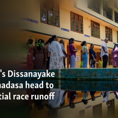 Sri Lanka’s Dissanayake and Premadasa head to presidential race runoff
