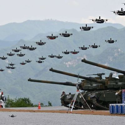 Do militarily used drones mark a new NATO airspace test across Germany and Belgium?