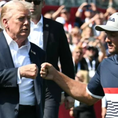 Europe’s Ryder Cup golfers taunt Donald Trump – WATCH