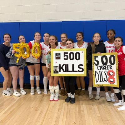 Autumn Brockett and Sophia Lalchandani earn milestones for East Longmeadow girls volleyball