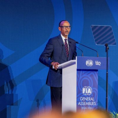 Rwandan president announces bid for F1 race