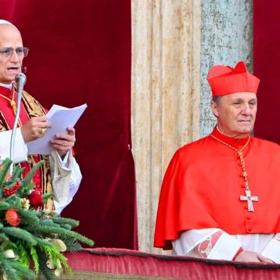 ‘Tents in Gaza’: Pope Leo laments plight of Palestinians, raging wars in first Christmas sermon
