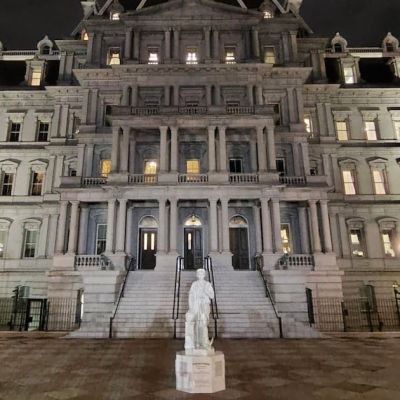 President Donald Trump Installs Columbus Statue Amid Historical Debate