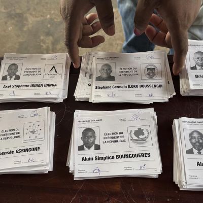 Voters in Gabon choose a new president in the first election since the 2023 coup