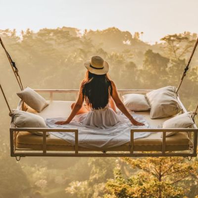 The multi-billion dollar sleep tourism industry is booming as more Americans travel to rest in AI-powered beds and suspended cocoons