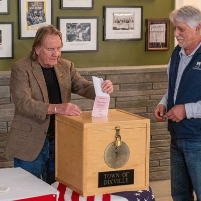 Harris-Trump showdown: First votes cast at midnight in tiny New Hampshire township