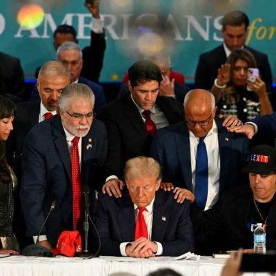 Rabbits among solar panels: Trump's Latino roundtable - Roll Call