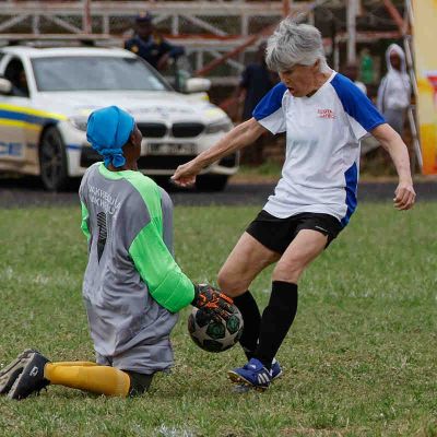 Selfies, goals and cheers at South Africa’s ‘Grannies World Cup’