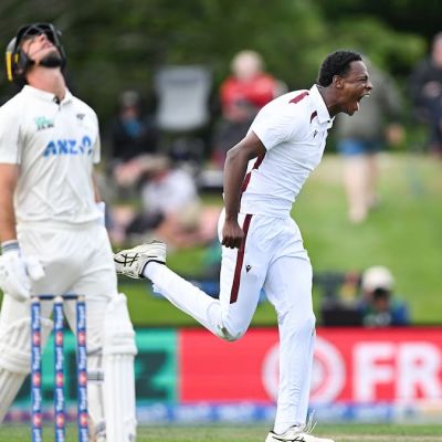 Williamson, Bracewell fight, but West Indies claim first day honours in first test