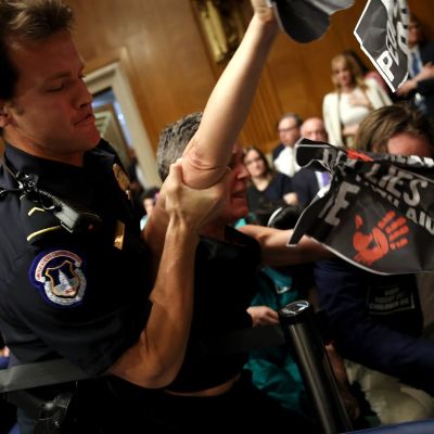 Ben & Jerry's Ben arrested at hearing protesting the killing of Gaza children