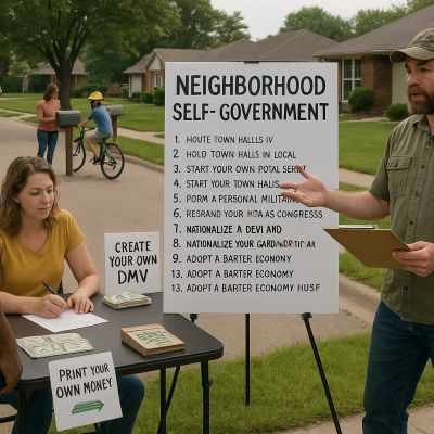 Top 10 Ways to Adapt to Having No Government – Unsourced News