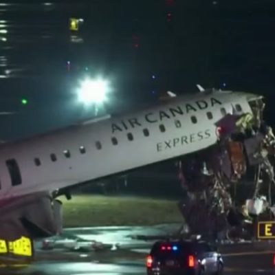 Harrowing Video Surfaces Of Deadly LaGuardia Airport Crash Showing Air Canada Jet Colliding With Firetruck, Air Traffic Controller Repeatedly Told Truck To Stop