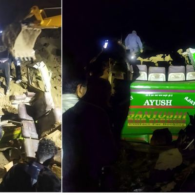 16 Dead As Landslide Hits Bus In Himachal’s Bilaspur; Rescue Ops Underway