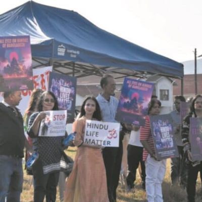 Hindu Lives Matter Protest in London Draws Global Attention to Violence Against Minorities in Bangladesh