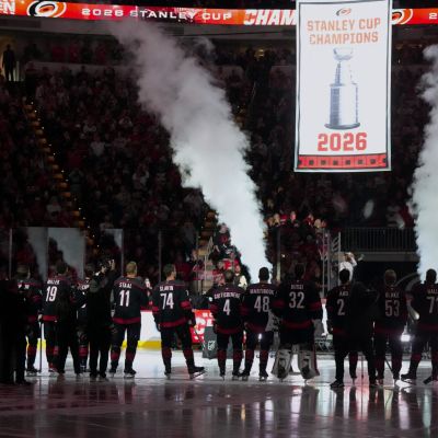 Hurricanes Raise a Banner & Secure a Point in Game 1 of 2026-27 – The Hockey Writers Carolina Hurricanes Latest News, Analysis & More