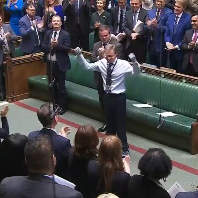 The Bionic Baron who staged a comeback after quadruple amputation in one of Westminster’s moments of the year