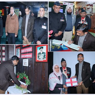 Armed Forces Flag Day: Div Com Kashmir pays homage to Armed forces