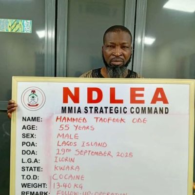 Arrowhead, Five Others Arrested As NDLEA Smashes Two Cocaine Cartels Behind Six UK-Bound Shipments