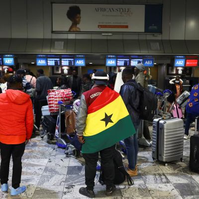 300 Ghanaians return home amid anti immigrant tensions in South Africa