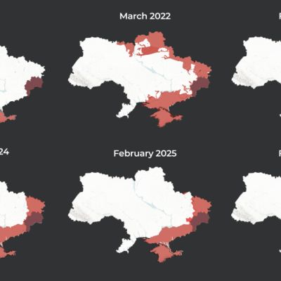 Mapping Russian attacks and territorial gains across Ukraine