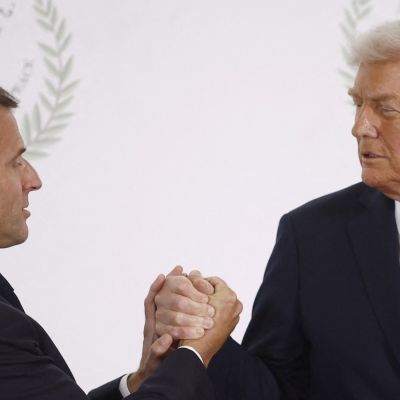 Trump’s stern words to Emmanuel Macron during tense handshake at Egypt summit revealed by lip reader, ‘You hurt me’