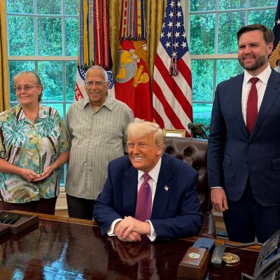 Pope Leo's MAGA brother meets with Trump in Oval Office