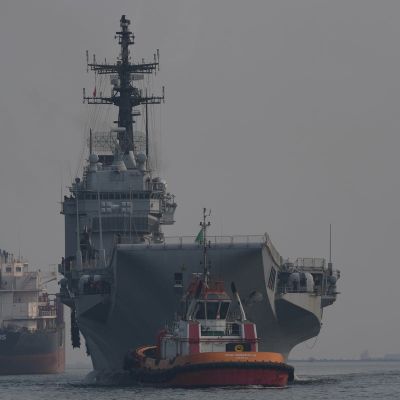Indonesia welcomes its first aircraft carrier, prompting debate over cost and military ambitions