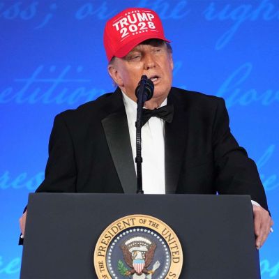 Trump says media ‘will be broke’ when he is gone, amid dinner jokes and jibes